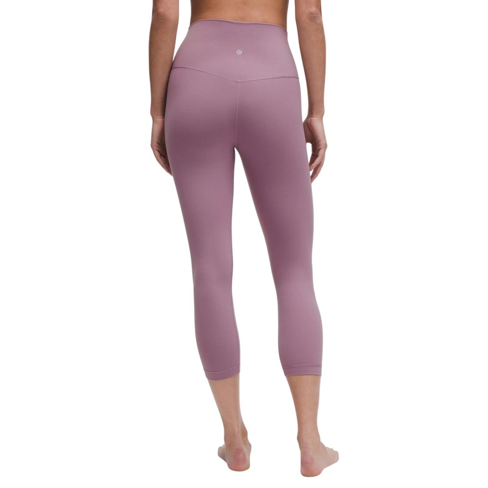 Lululemon Align High-Rise Crop 21" Sz 12 Fits XL Mauve Nulu Yoga Leggings Gym